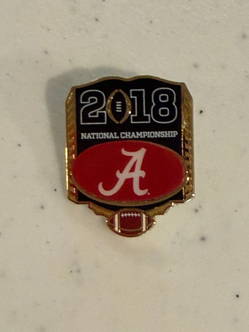 Alabama 2018 Championship Pin